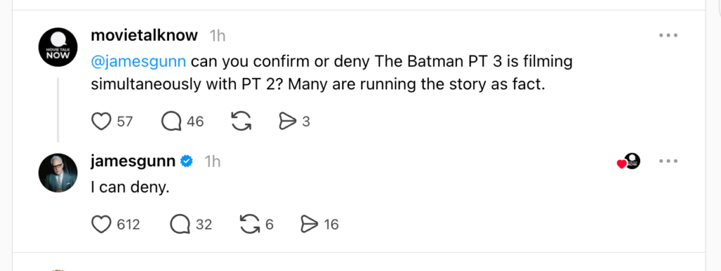 james gunn the batman 2