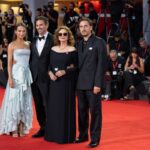 Alicia Vikander, Luca Marinelli, Susan Marinelli e Andrea Pallaoro a Venezia 83, foto Martina Dal Piano per Think Movies