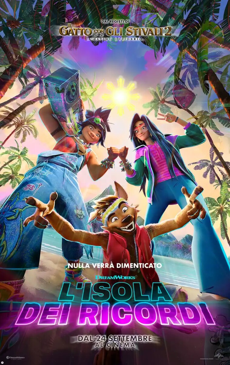 l'isola dei ricordi poster animazione