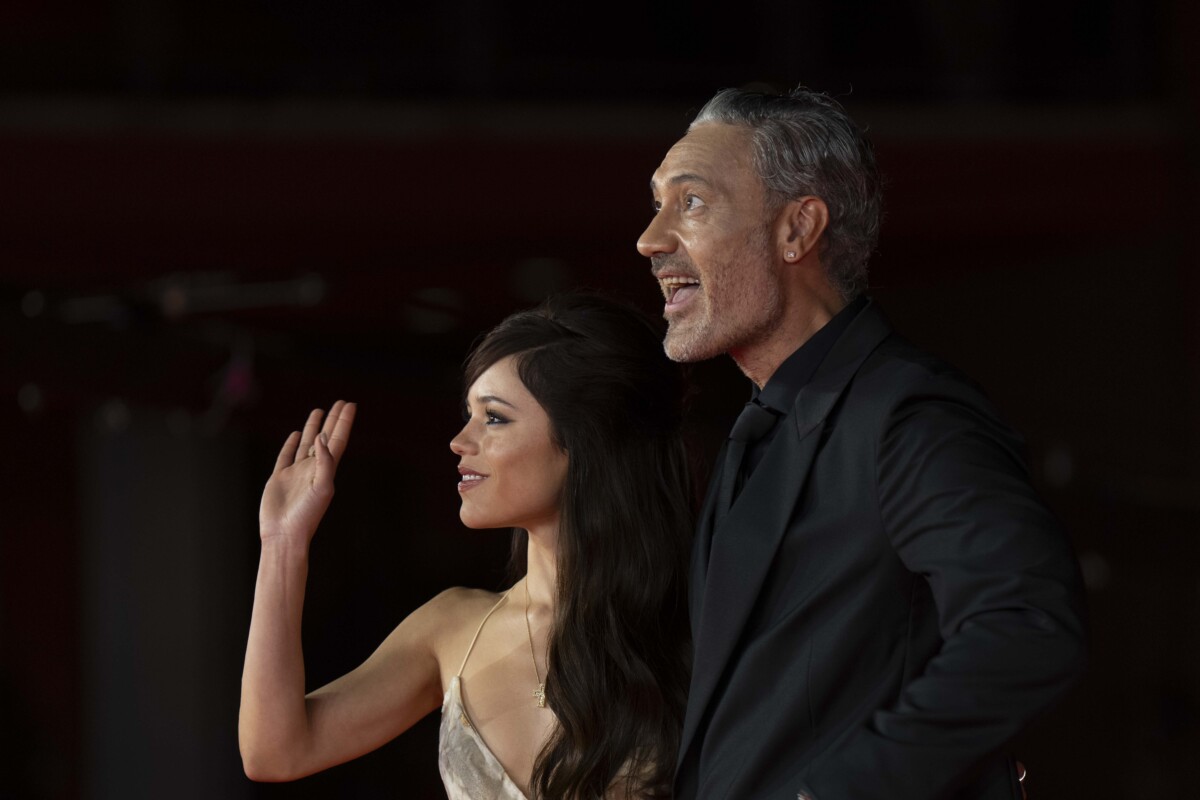 Jenna Ortega e Taika Waititi alla Festa del Cinema di Roma 2026, foto Luigi de Pompeis per Think Movies