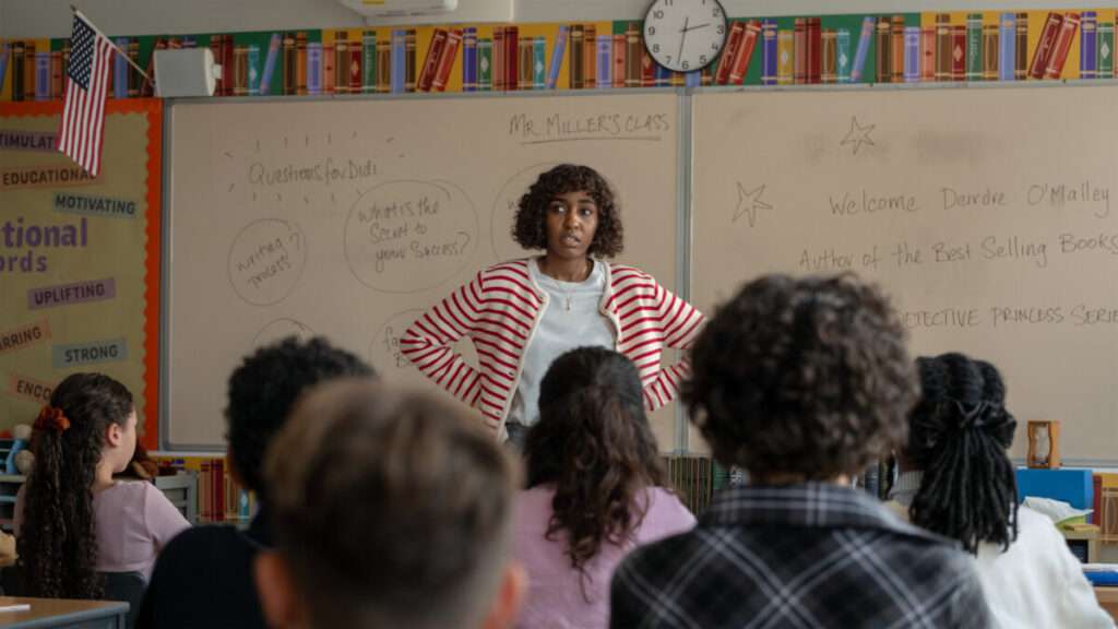 Ayo Edebiri in "Prodigies," premiering February 10, 2027 on Apple TV.
