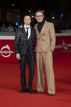 Paul Bettany e Ruaridh Mollica alla 21esima Festa di Roma - foto Luigi de Pompeis - Think Movies
