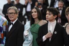 Park Chan-wook - Demi Moore - .Diego Céspedes- Cannes 79 - Foto Martina Dal Piano - Think Movies