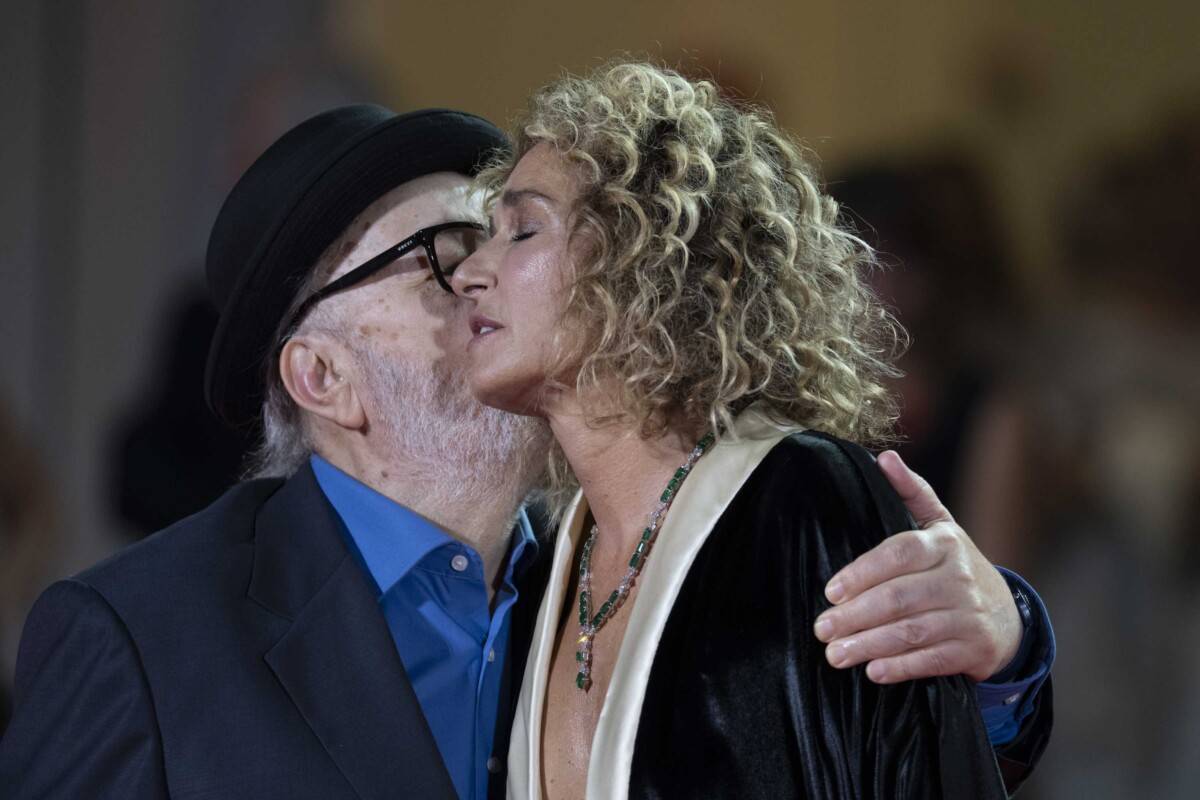 Gianni Amelio e Valeria Golino a Venezia 83, foto Martina Dal Piano per Think Movies