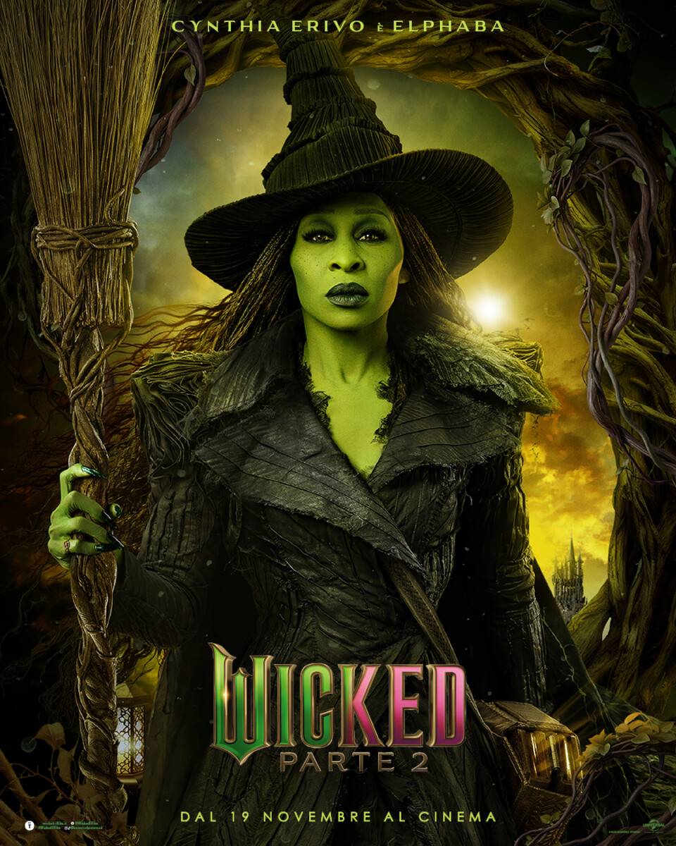 wicked - parte 2 character poster italiano