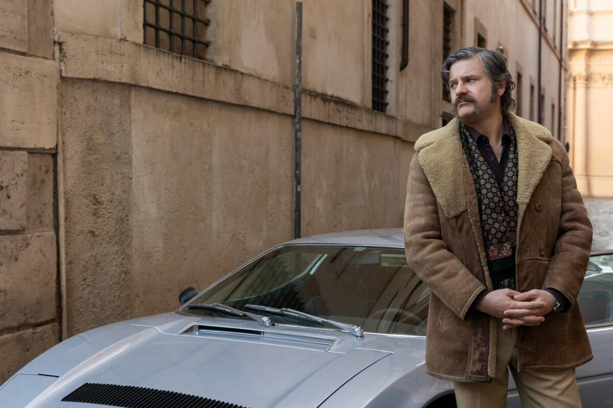 Il Falsario. Edoardo Pesce as Balbo in Il Falsario. Cr. Lucia Iuorio/Netflix © 2025