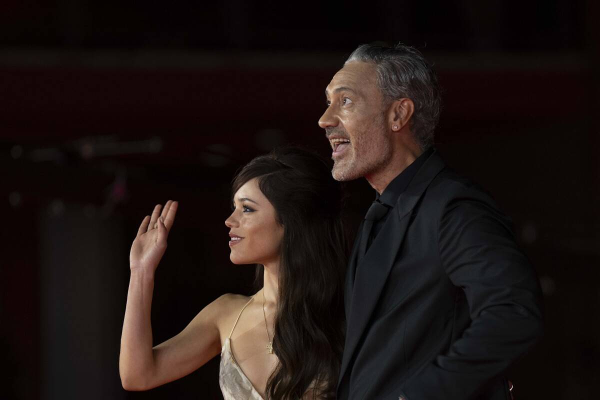 Jenna Ortega e Taika Waititi alla Festa del Cinema di Roma 2026, foto Luigi de Pompeis per Think Movies 