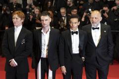 Ira Sachs, Mauricio Zacharias - Luther Ford - Rami Malek - Tom Sturridge - Than I Man Love - red carpet - Cannes 79 - Think Movies jpg