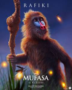 Mufasa Il Re Leone - Charcter Poster - Rafiki