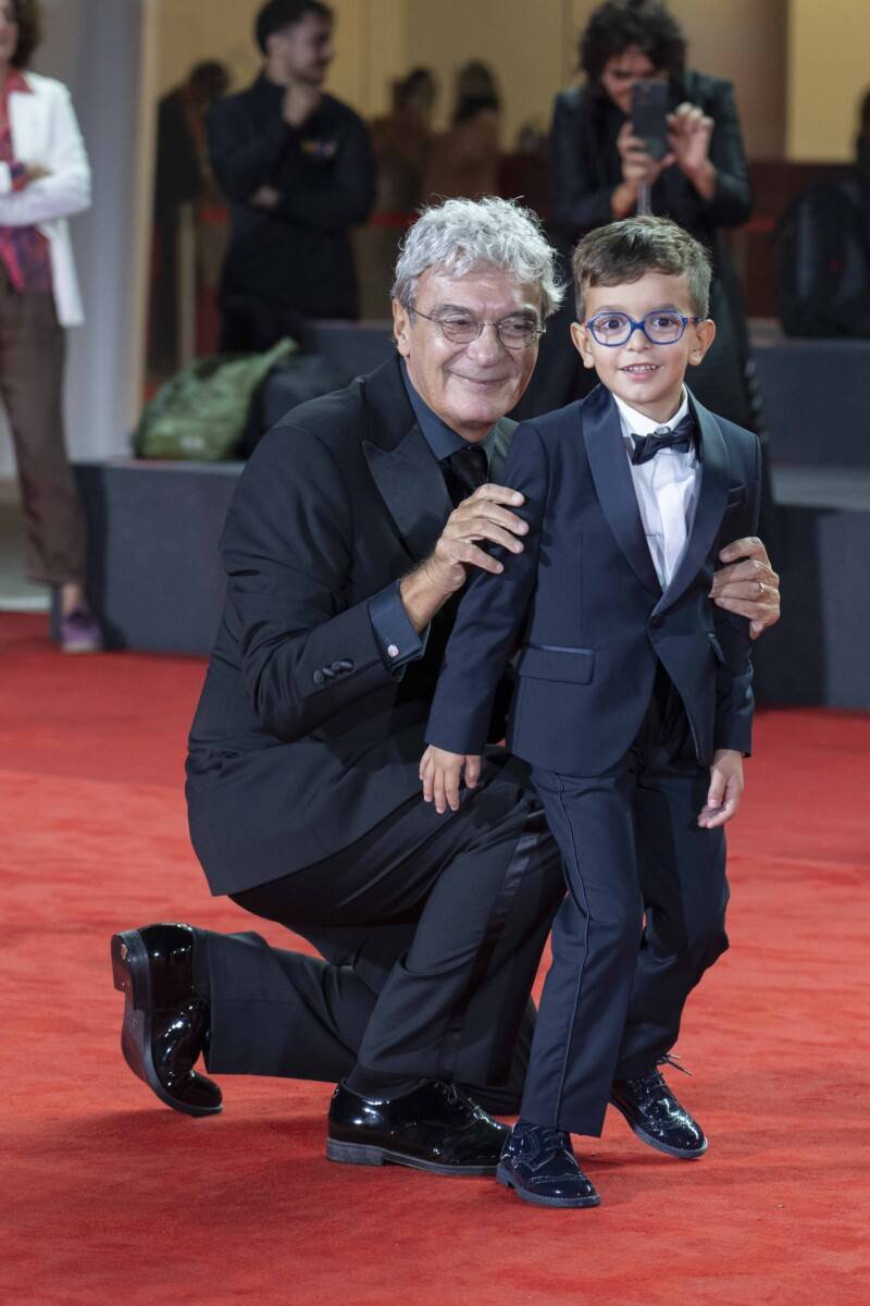 Mario Martone e Lorenzo Perrotta a Venezia 83 - foto Martina Dal Piano per Think Movies