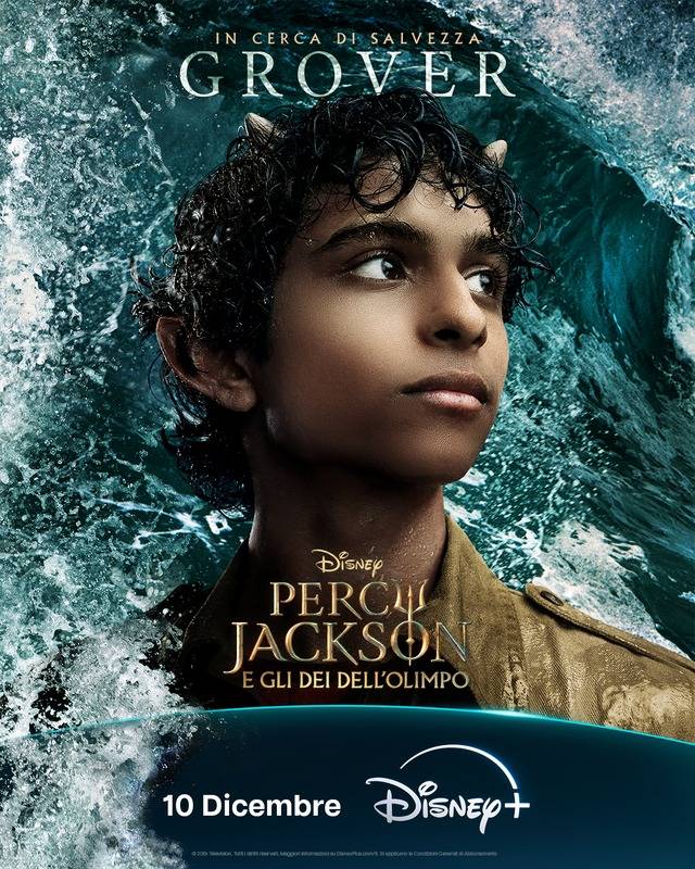 percy jackson e gli dei dell'olimpo character poster seconda stagione