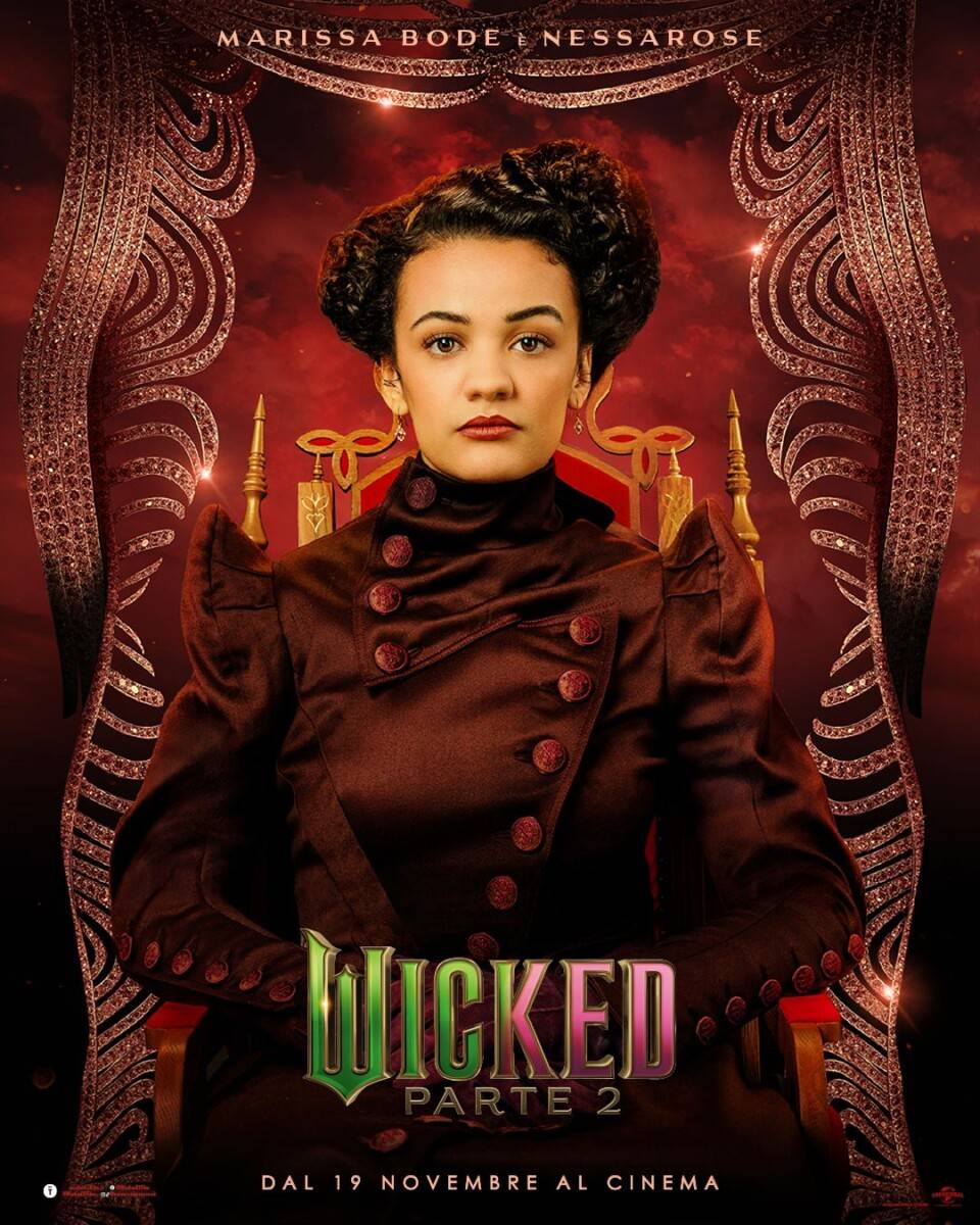 wicked - parte 2 character poster italiano