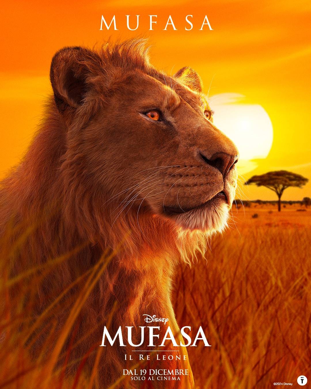 Mufasa Il Re Leone - Character Poster - Mufasa