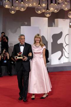 George Clooney e Laura Dern - Venezia 83 - foto Martina Dalla Palma per Think Movies