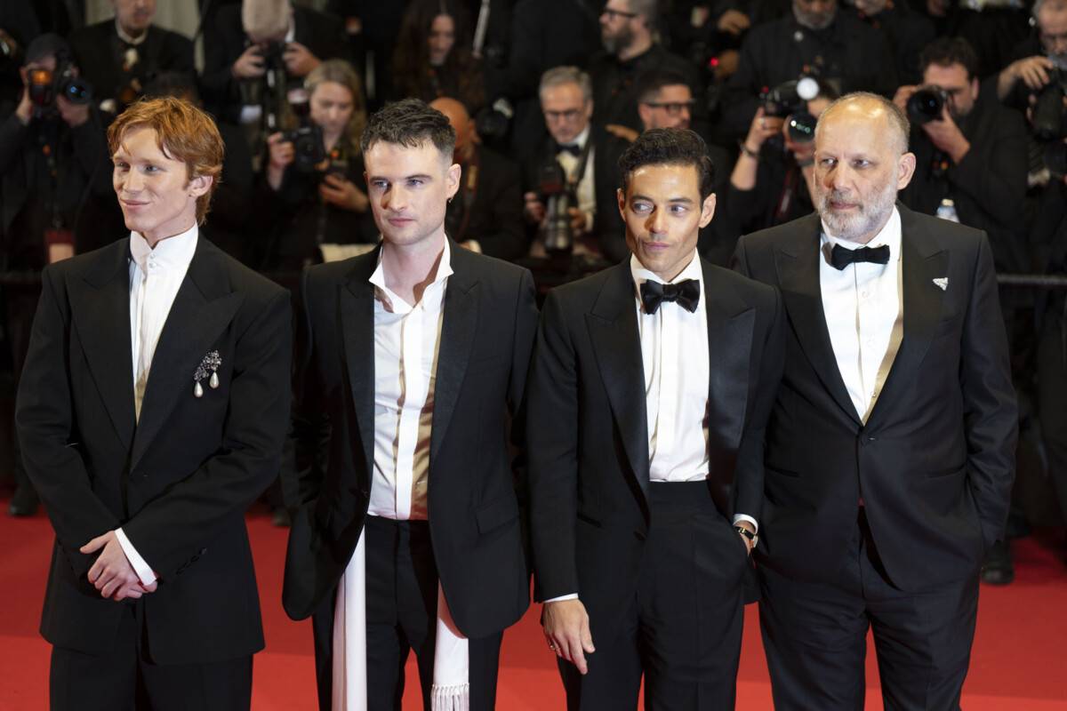 Ira Sachs, Luther Ford - Rami Malek - Tom Sturridge a Cannes 79 Foto Martina Dal Piano per Think Movies