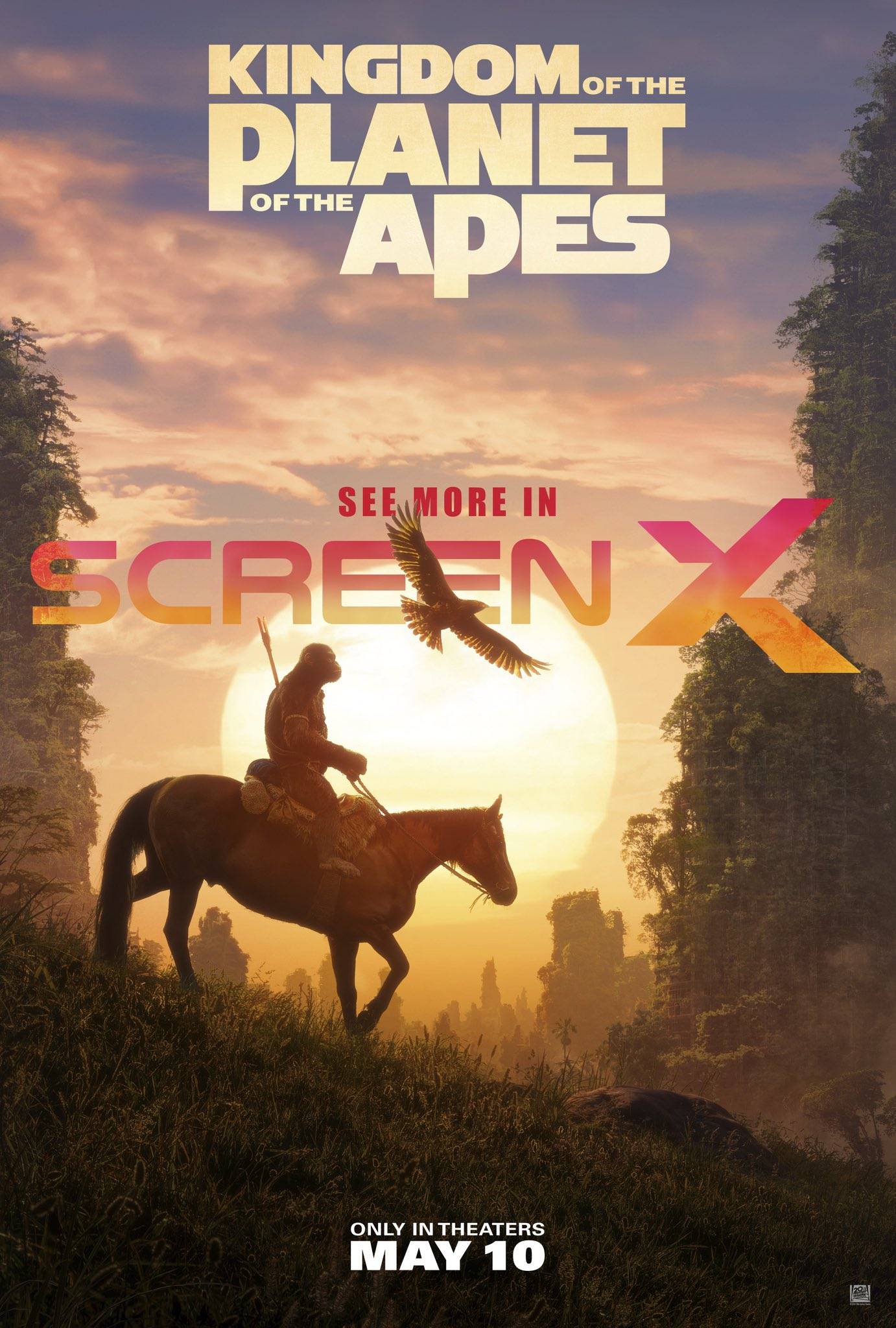 il regno del pianeta delle scimmie poster screen x