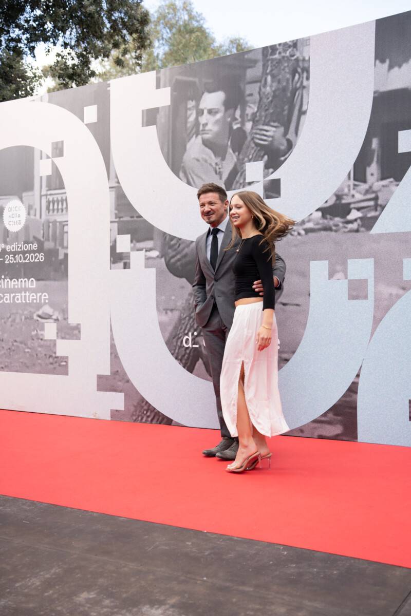 Jeremy Renner e Ava Berlin Renner ad Alice nella Città 2026, foto Martina dal Piano per Think Movies 