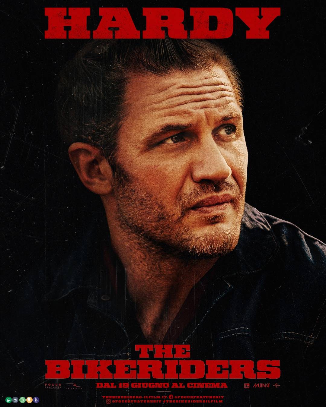 poster the bikeriders tom hardy