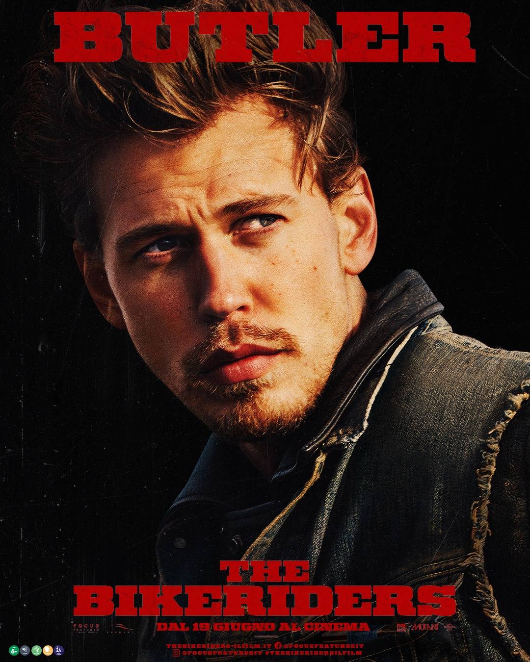 poster the bikeriders poster austin butler