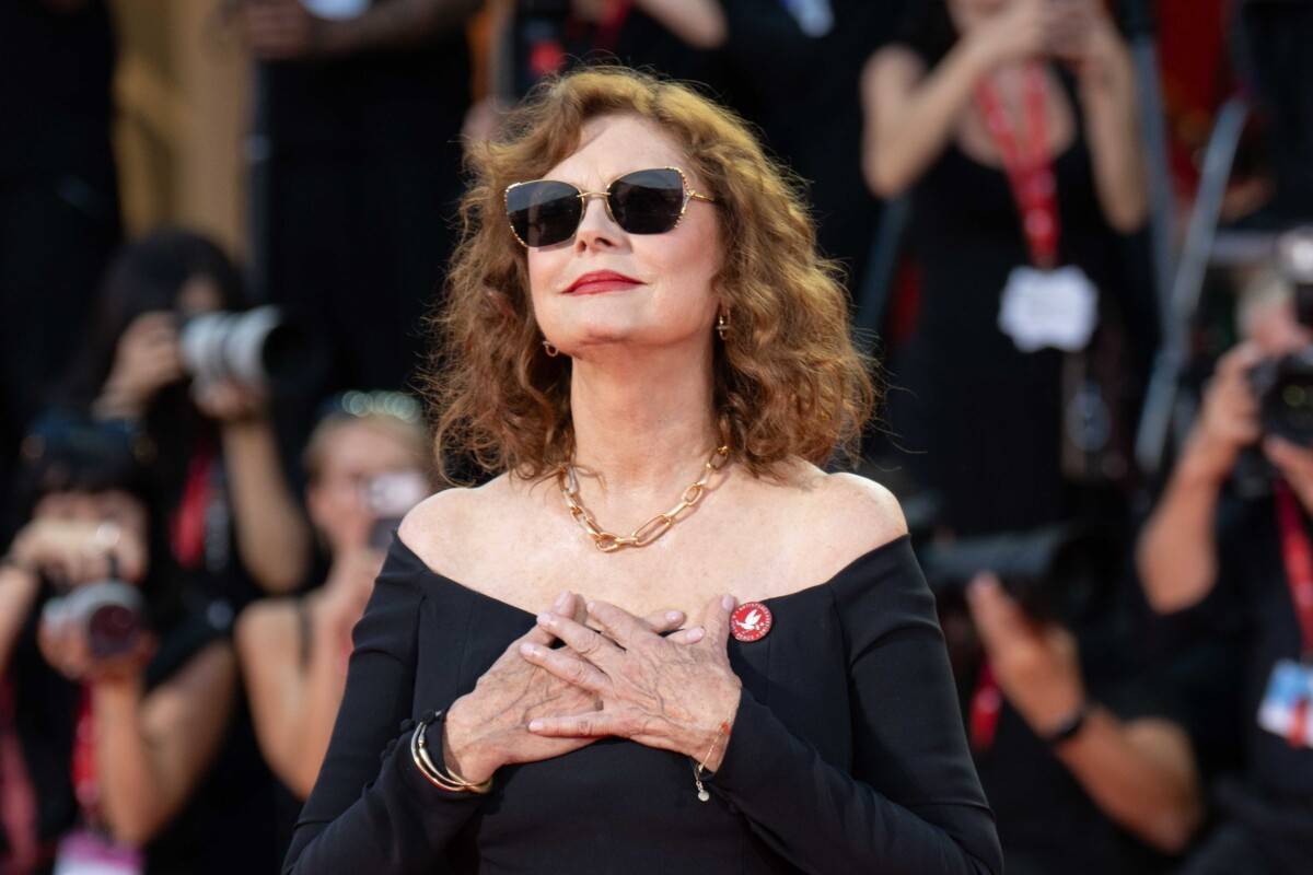 Susan Sarandon a Venezia 83, foto Martina Dal Piano per Think Movies